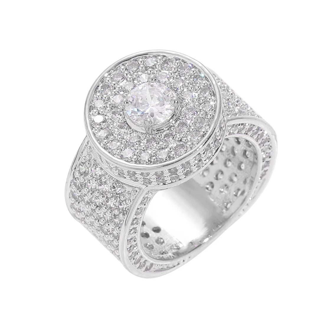 Circle Diamond Rio Men's Signet Ring